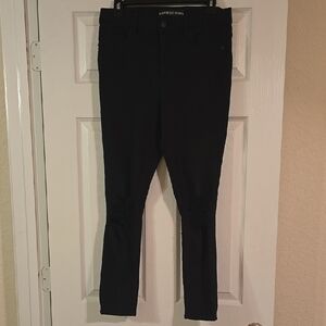 Express Women's Black Distressed Jeans